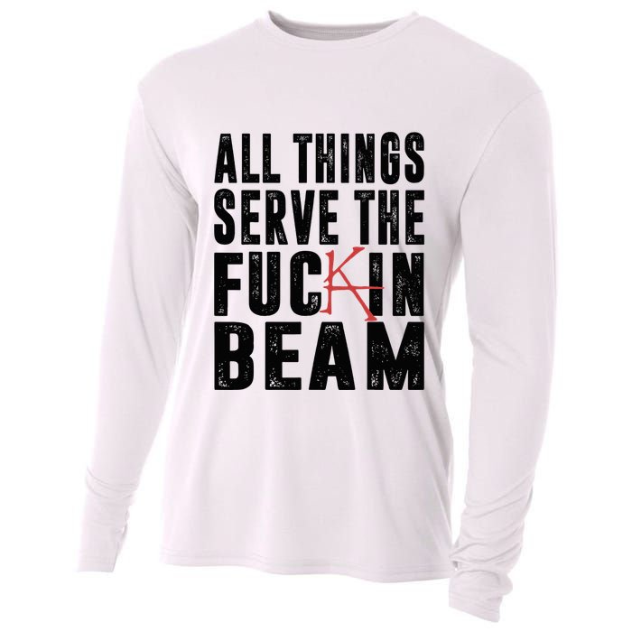 All Things Serve The Fuckin Beam Cooling Performance Long Sleeve Crew