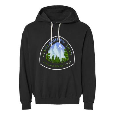 Appalachian Trail Scenic Mountain Views Garment-Dyed Fleece Hoodie