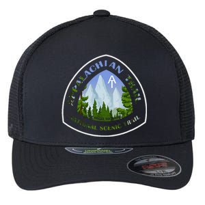 Appalachian Trail Scenic Mountain Views Flexfit Unipanel Trucker Cap