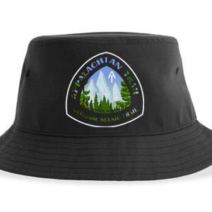 Appalachian Trail Scenic Mountain Views Sustainable Bucket Hat