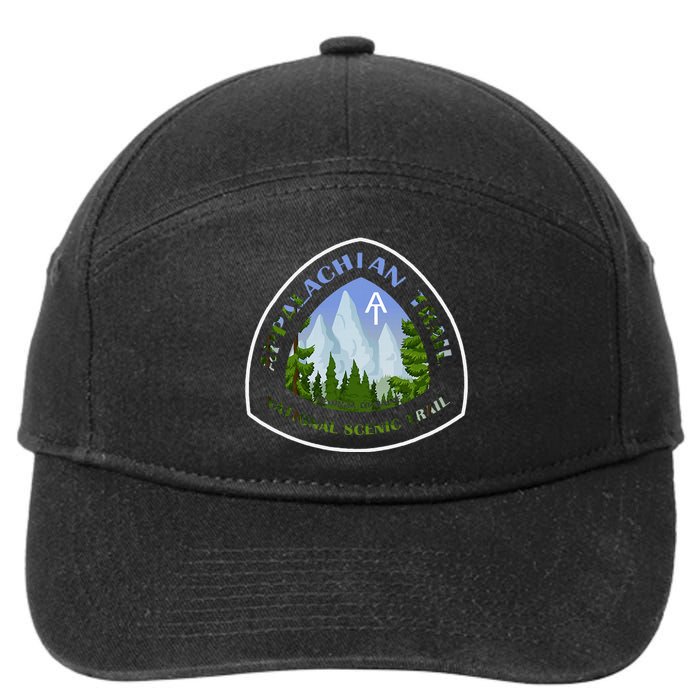 Appalachian Trail Scenic Mountain Views 7-Panel Snapback Hat