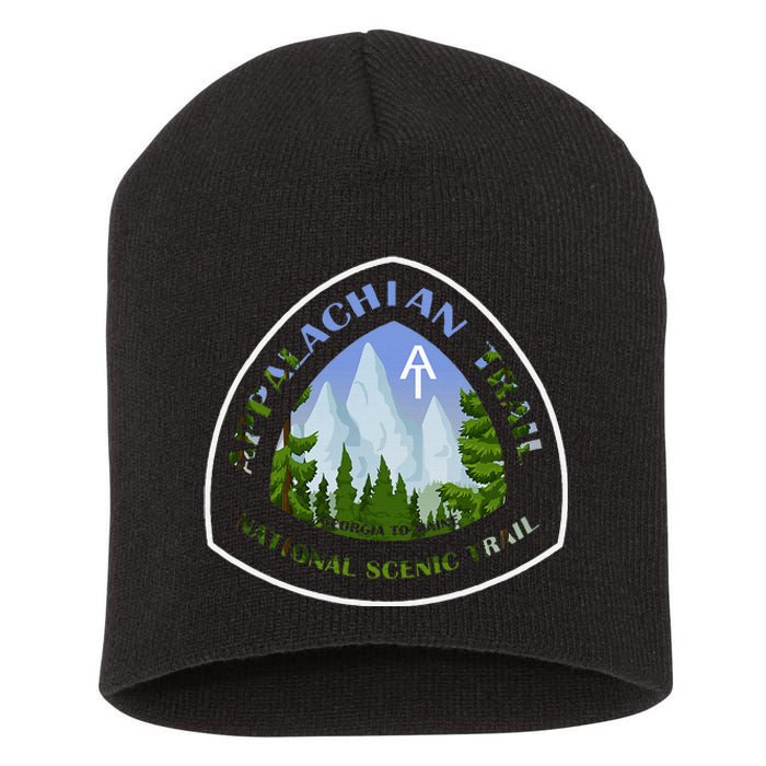 Appalachian Trail Scenic Mountain Views Short Acrylic Beanie