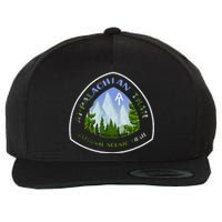 Appalachian Trail Scenic Mountain Views Wool Snapback Cap