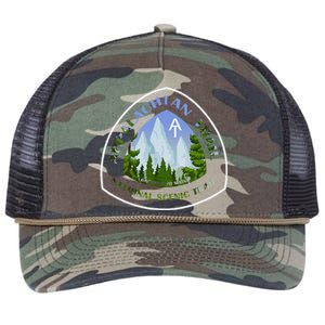 Appalachian Trail Scenic Mountain Views Retro Rope Trucker Hat Cap