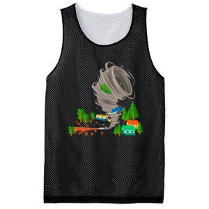 Awesome Tornado Severe Weather Storm Chasers Mesh Reversible Basketball Jersey Tank