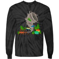 Awesome Tornado Severe Weather Storm Chasers Tie-Dye Long Sleeve Shirt