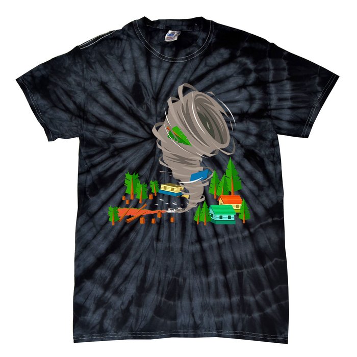 Awesome Tornado Severe Weather Storm Chasers Tie-Dye T-Shirt