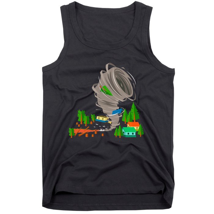 Awesome Tornado Severe Weather Storm Chasers Tank Top