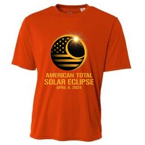 American Total Solar Eclipse April 8 2024 Totality Astronomy Cooling Performance Crew T-Shirt