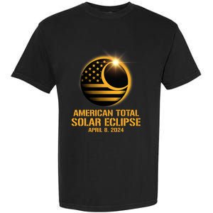 American Total Solar Eclipse April 8 2024 Totality Astronomy Garment-Dyed Heavyweight T-Shirt