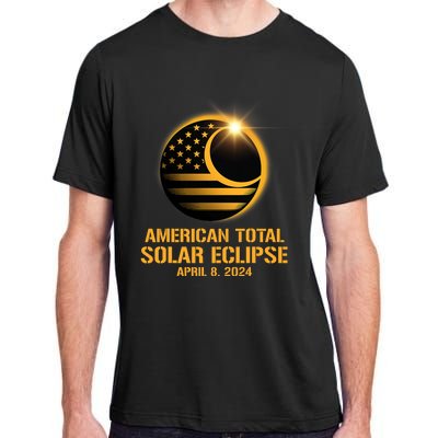 American Total Solar Eclipse April 8 2024 Totality Astronomy Adult ChromaSoft Performance T-Shirt