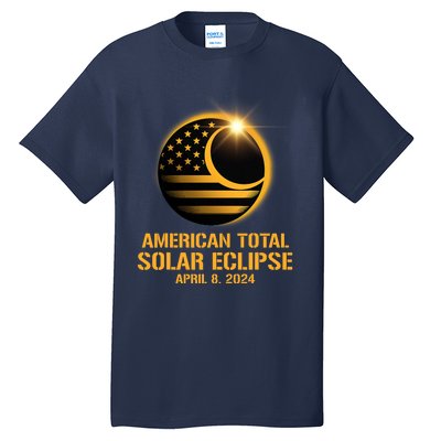 American Total Solar Eclipse April 8 2024 Totality Astronomy Tall T-Shirt