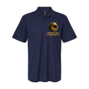 American Total Solar Eclipse April 8 2024 Totality Astronomy Softstyle Adult Sport Polo