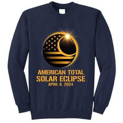 American Total Solar Eclipse April 8 2024 Totality Astronomy Tall Sweatshirt