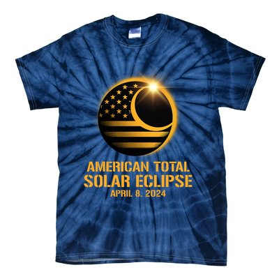 American Total Solar Eclipse April 8 2024 Totality Astronomy Tie-Dye T-Shirt