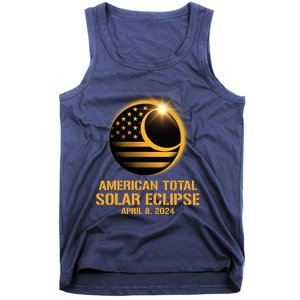 American Total Solar Eclipse April 8 2024 Totality Astronomy Tank Top