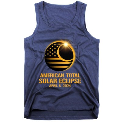 American Total Solar Eclipse April 8 2024 Totality Astronomy Tank Top