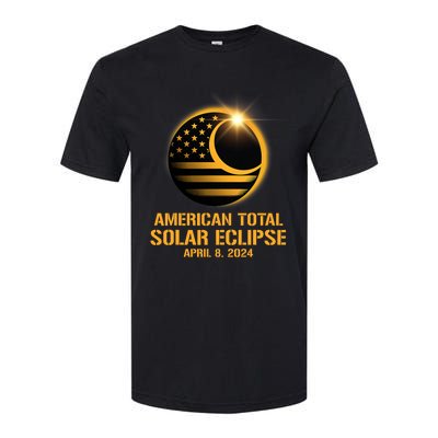 American Total Solar Eclipse April 8 2024 Totality Astronomy Softstyle® CVC T-Shirt