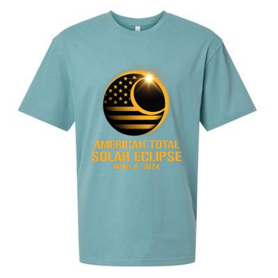 American Total Solar Eclipse April 8 2024 Totality Astronomy Sueded Cloud Jersey T-Shirt