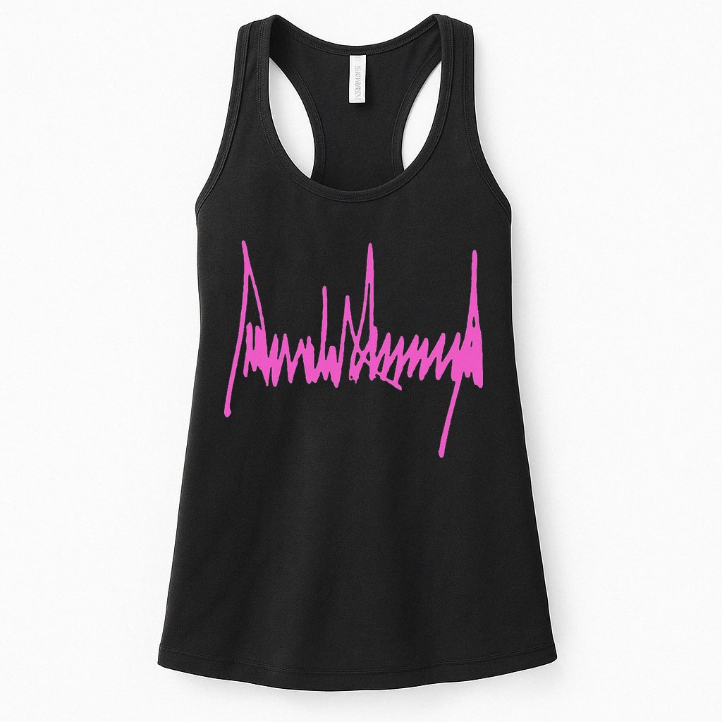 Autograph Trump Signature USA 47Th President Pro Trump Womens Tank Top