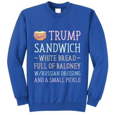 Anti Trump Sandwich Sign Funny Sweatshirt