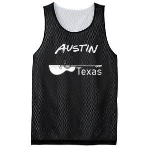 Austin Texas Souvenir Guitar Music Lover Austin Mesh Reversible Basketball Jersey Tank