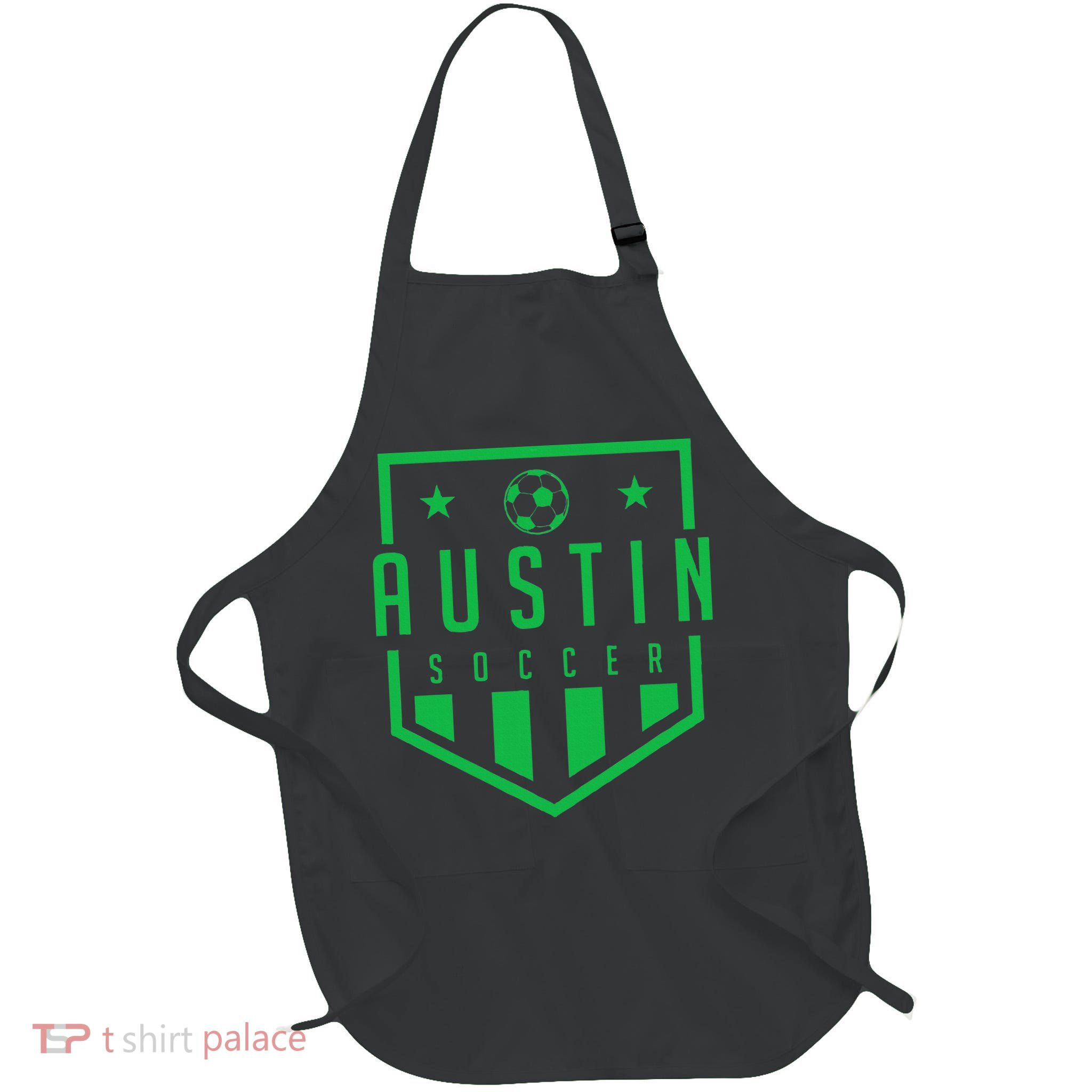 Austin Texas Soccer  Futbol Jersey Kit Badge Match Apron