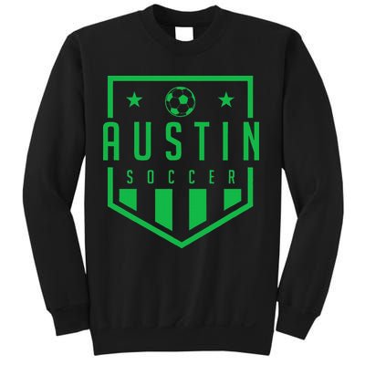 Austin Texas Soccer  Futbol Jersey Kit Badge Match Sweatshirt