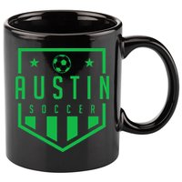 Austin Texas Soccer  Futbol Jersey Kit Badge Match 11oz C Handle Ceramic Mug