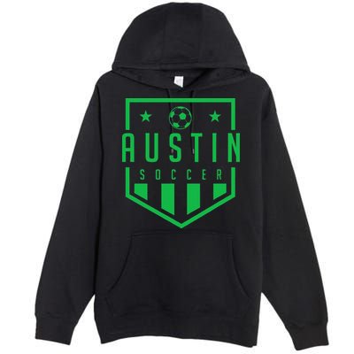 Austin Texas Soccer  Futbol Jersey Kit Badge Match Premium Pullover Hoodie