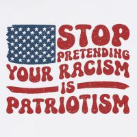 Anti Trump Stop Pretending Your Racism Is Patriotism Bucket Hat