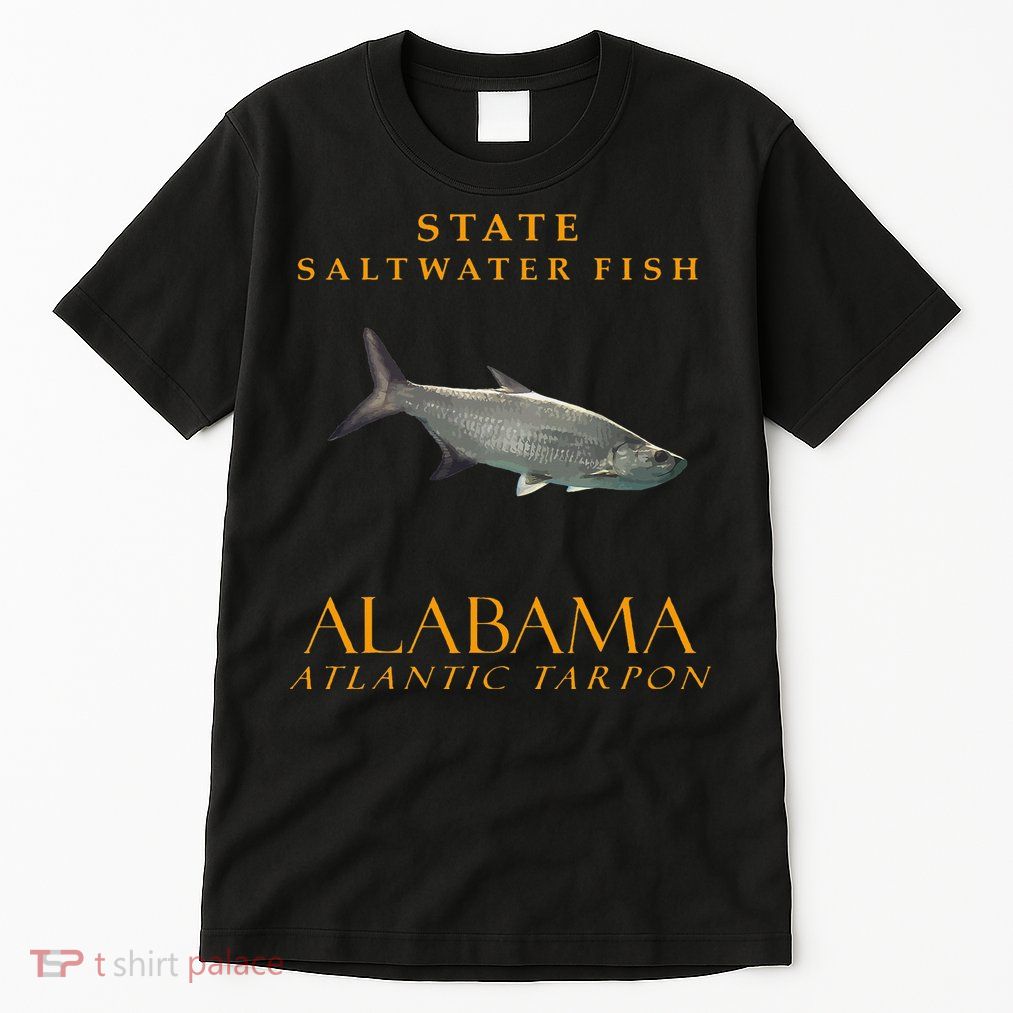 Alabama Territory Saltwater Fish Atlantic Tarpon Tall T-Shirt