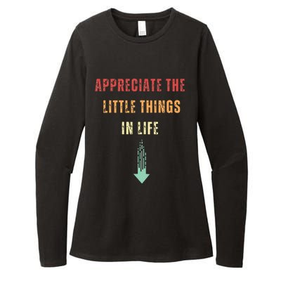 Appreciate The Small Things In Life Womens CVC Long Sleeve Shirt