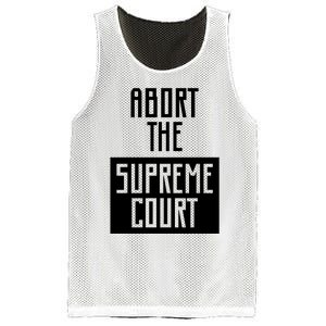 ABORT THE SUPREME COURT Mesh Reversible Basketball Jersey Tank