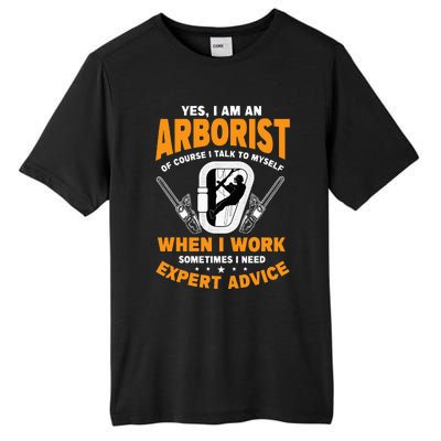 Arborist Tree Surgeon Arboriculturist Horticulture Tall Fusion ChromaSoft Performance T-Shirt