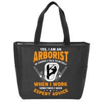 Arborist Tree Surgeon Arboriculturist Horticulture Zip Tote Bag