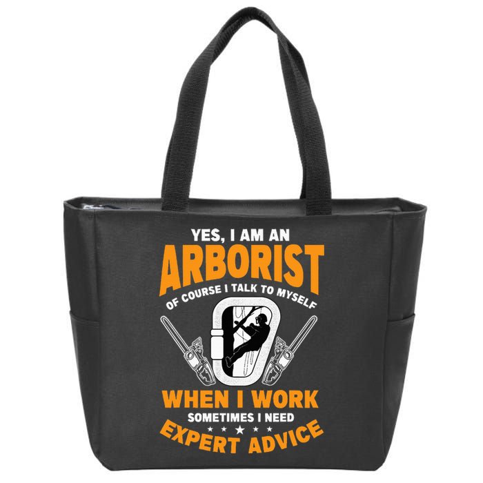 Arborist Tree Surgeon Arboriculturist Horticulture Zip Tote Bag