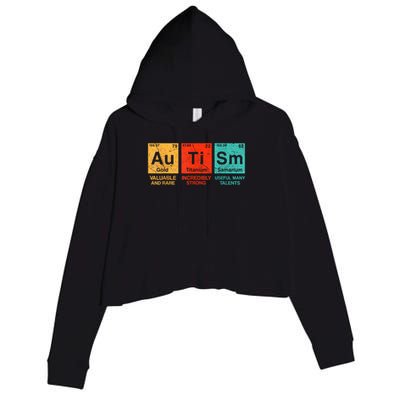 au ti sm valuable and rare ingredinly strong useful many talents  Crop Fleece Hoodie