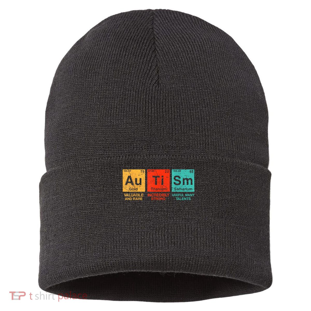 au ti sm valuable and rare ingredinly strong useful many talents  Sustainable Knit Beanie