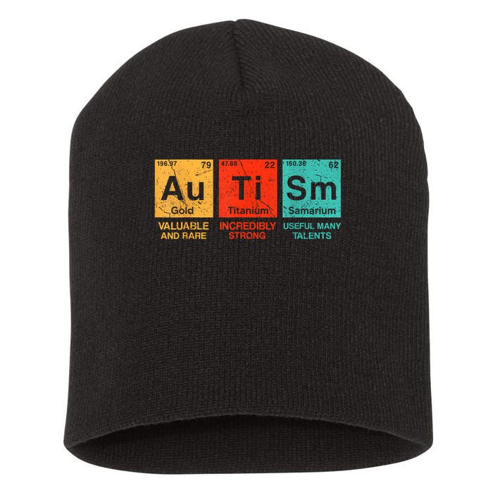 au ti sm valuable and rare ingredinly strong useful many talents  Short Acrylic Beanie