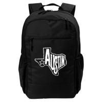 Austin Texas State Retro Outline Map Backpack
