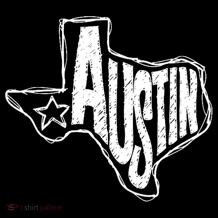 Austin Texas State Retro Outline Map Flatbill Hat