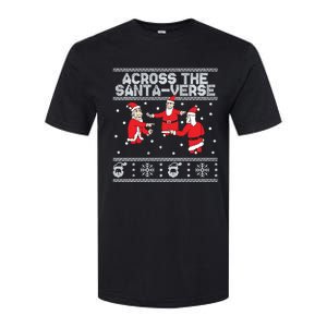 Across The Santaverse Ugly Sweater Softstyle CVC T-Shirt