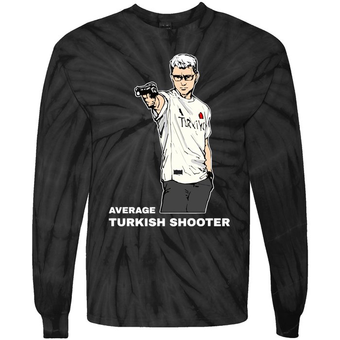 Average Turkish Shooter Tie-Dye Long Sleeve Shirt