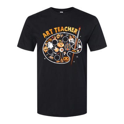 Art Teacher Spooky Pumpkin Halloween Softstyle CVC T-Shirt