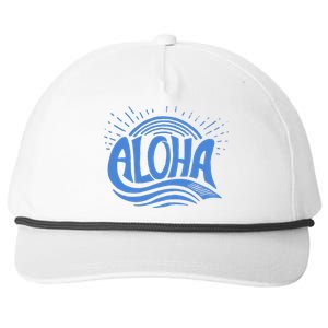 Aloha Tropical Surfer Snapback Five-Panel Rope Hat