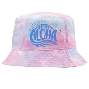 Aloha Tropical Surfer Tie-Dyed Bucket Hat