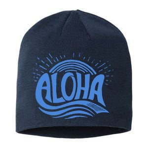 Aloha Tropical Surfer Sustainable Beanie