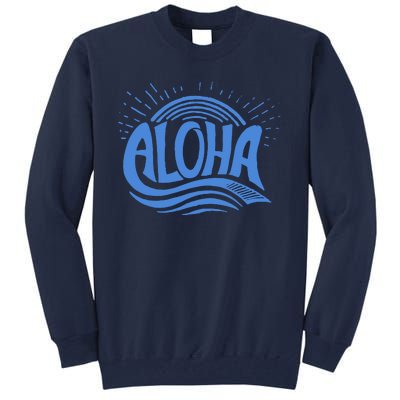 Aloha Tropical Surfer Tall Sweatshirt