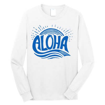 Aloha Tropical Surfer Long Sleeve Shirt